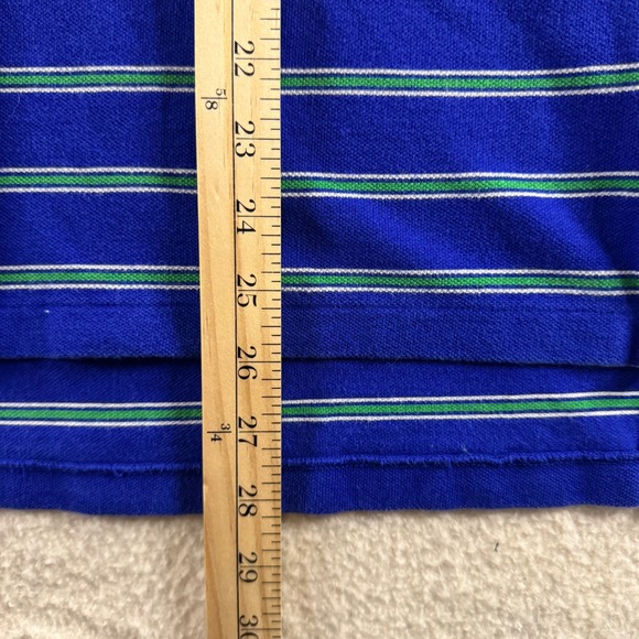Polo Ralph Lauren Mens Striped Polo Shirt Classic Fit‎ Blue Green Casual Career - Picture 9 of 9